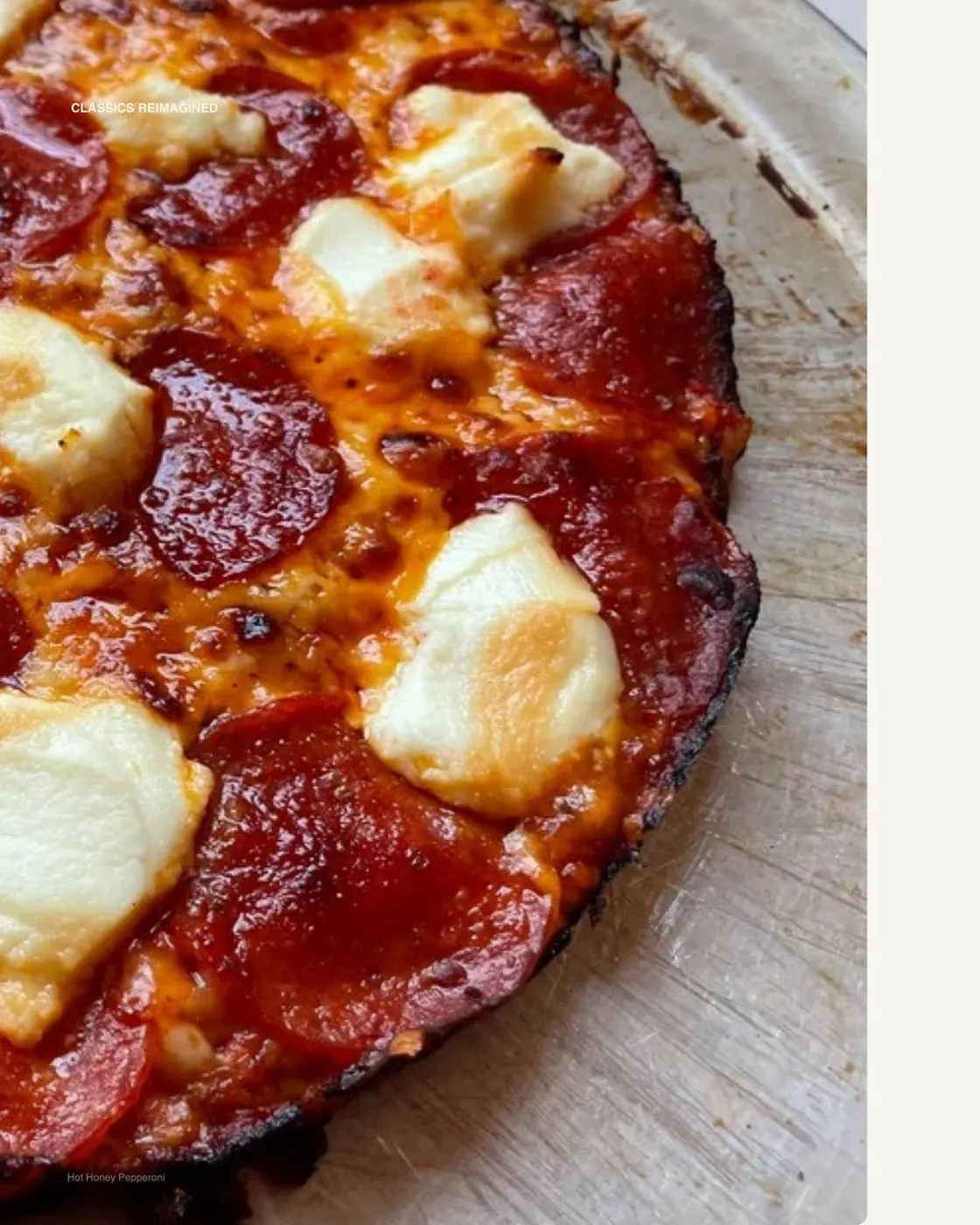 Hot Honey Pepperoni pizza