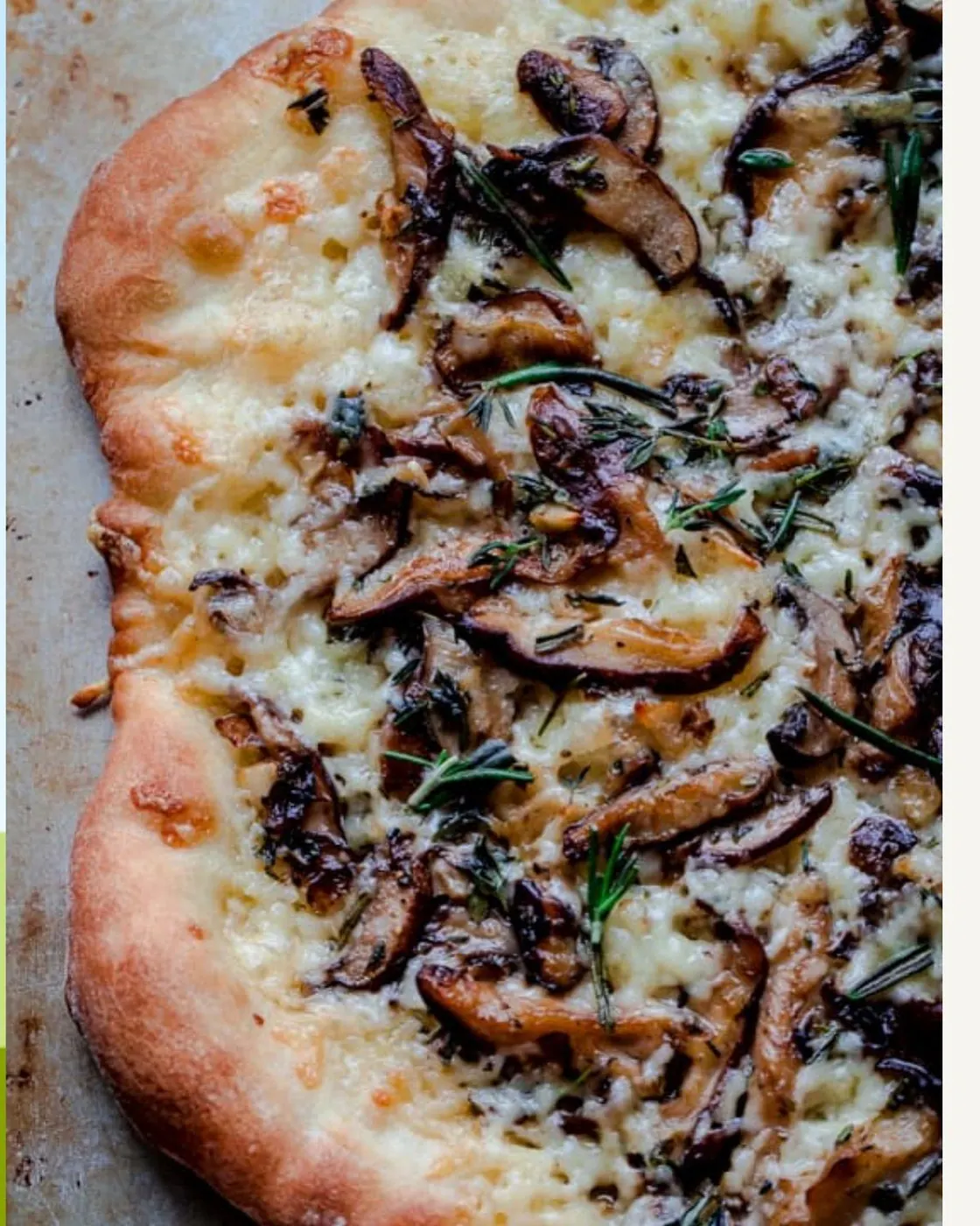 Truffle Mushroom pizza